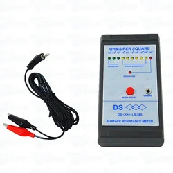 LS-385 Surface Resistance Tester Static Pad Antistatic Tester Surface Impedance Measuring Instrument Human Electrostatic Tester