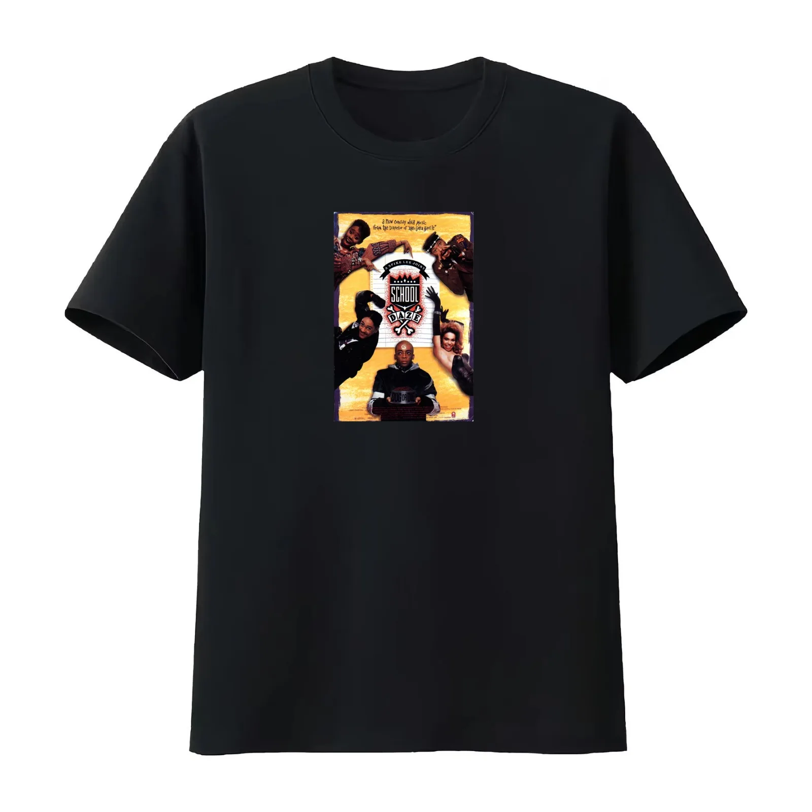 School Daze T-Shirt Summer Casual Cotton Tee Oversized Streetwear Tops Vintage Graphic Print Loose Fit Short Sleeve