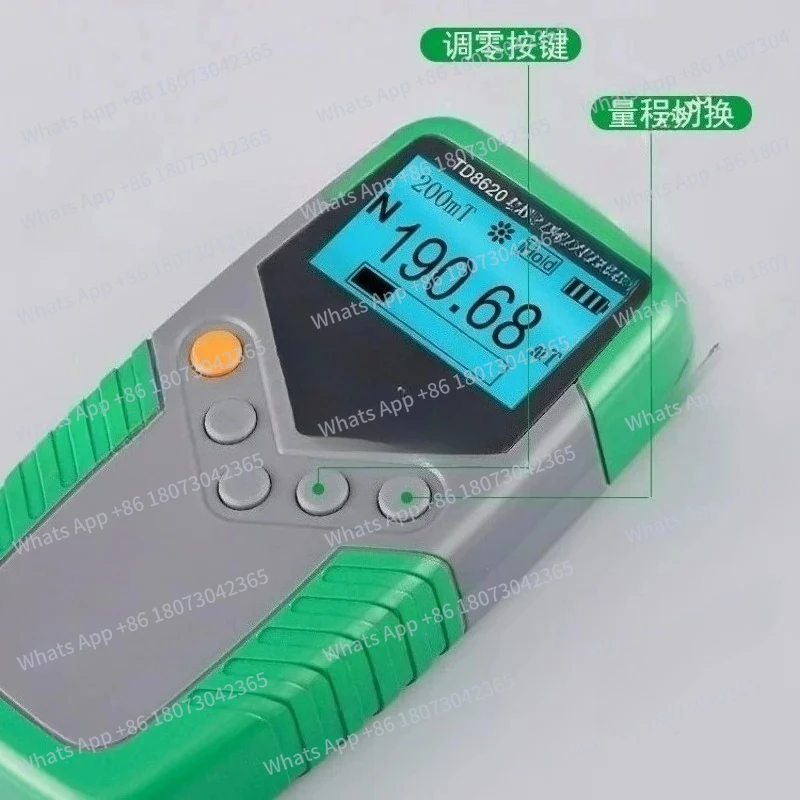 Testeur de champ magnétique de Surface à aimant Permanent de compteur gaussien numérique TD8620