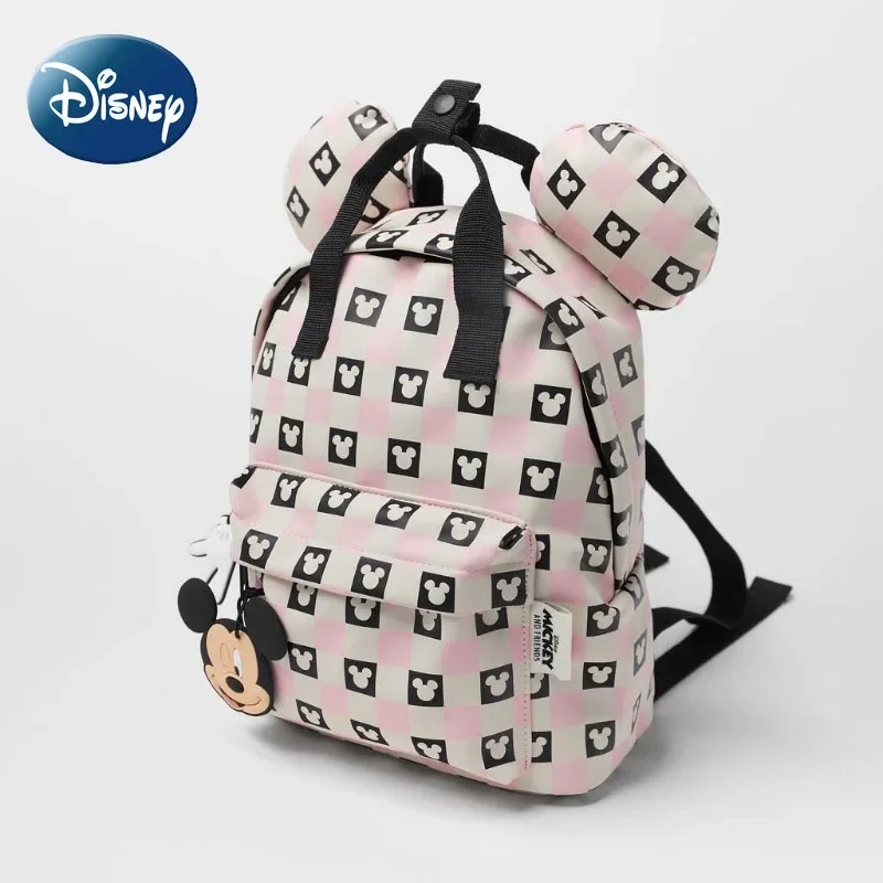 Disney Mickey Backpack Trendy Casual Children\'s Schoolbag Backpack Cartoon Fashion Kindergarten Children\'s Schoolbag