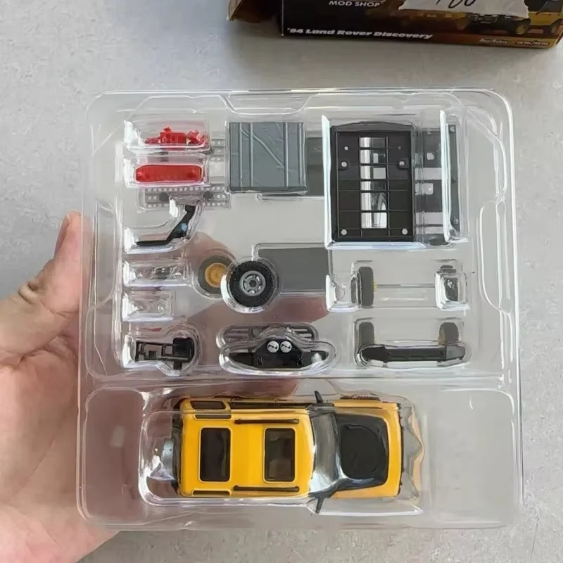 

Новые Hot Wheels Elite64 Serise 1994 Land Rover Discovery 4, желтая литая модель из сплава, коллекция игрушечных автомобилей, подарки-сюрпризы на день рождения