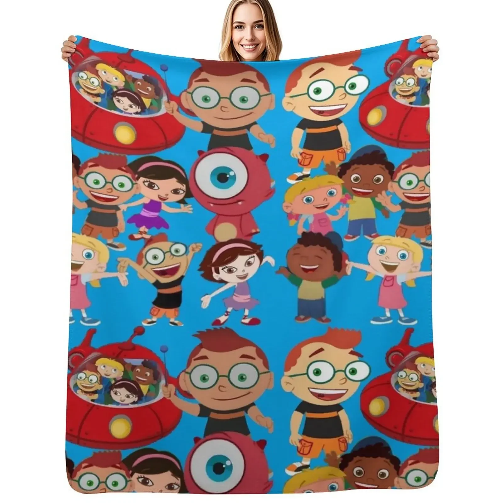 

little einsteinslittle einsteinslittle einsteinslittle einsteins Throw Blanket cosplay anime Decorative Beds Blanket