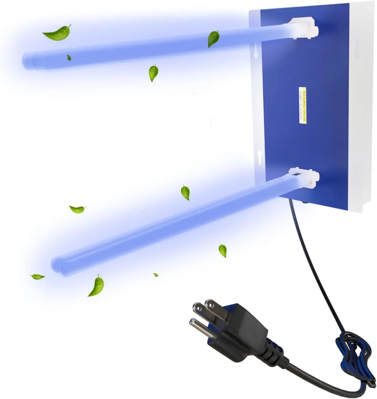 

72W HVAC UV Light Air Purifier for AC Systems, Dual Bulb UVC Lamp with Zero Ozone Emission and Fire-Safe Design