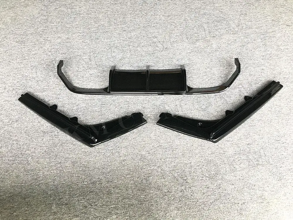 

Автомобильный задний бампер, спойлер, диффузор для BMW 3 4 серии F80 M3 F82 F83 M4 2014-2019 3 шт., ABS, глянцевый черный