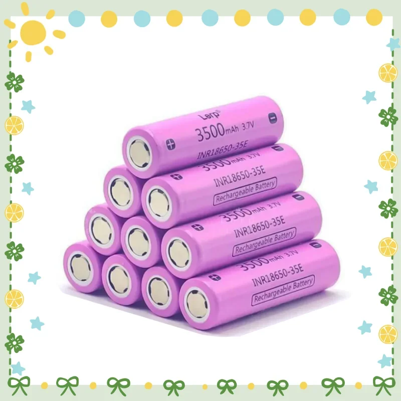 Batería de iones de litio recargable 100% original, 18650 3500 mAh, 3,7 V 25 A, descarga INR18650 3500 mAh, linterna de luz fuerte.