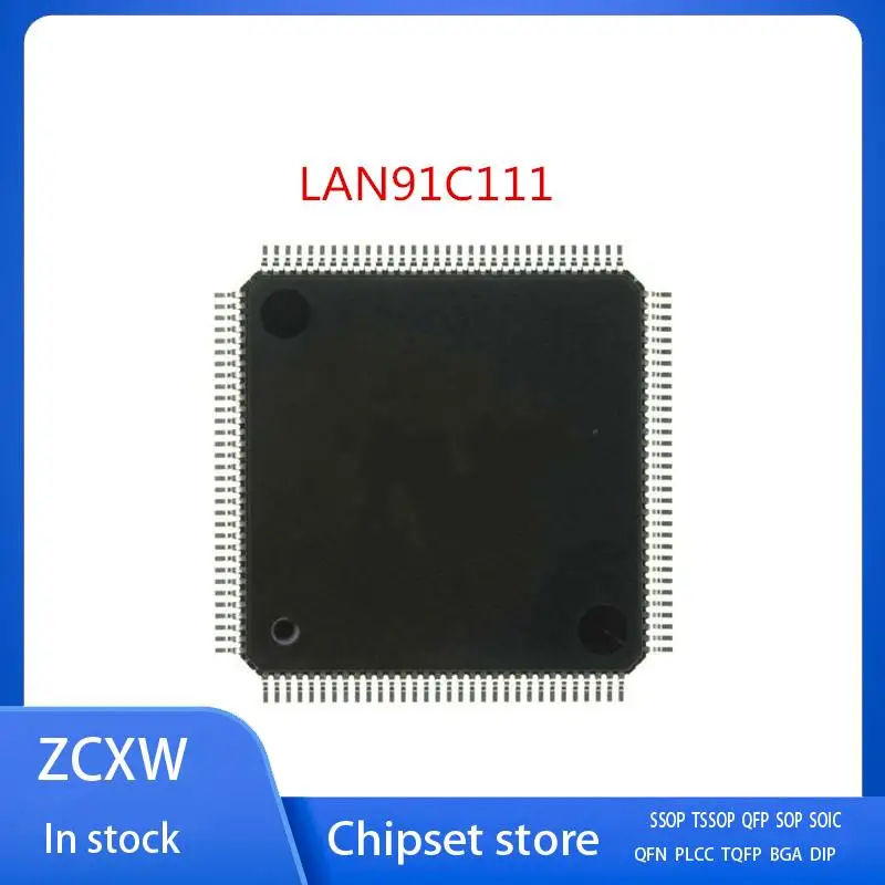 2PCS/LOT  NEW  LAN91C111   LAN91C111-NE   LAN91C111-NU   TQFP-128