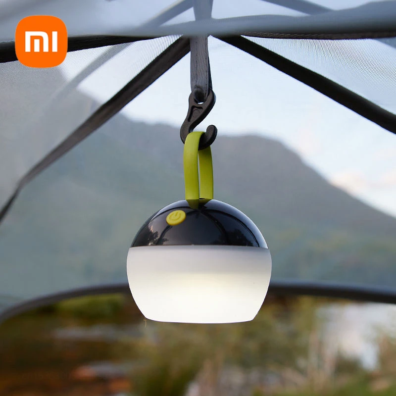 Xiaomi Outdoor Camping Supplies USB Charging LED Lighting Emergency Lights Hook Up Fishing Portable Lantern Night Light Hiking