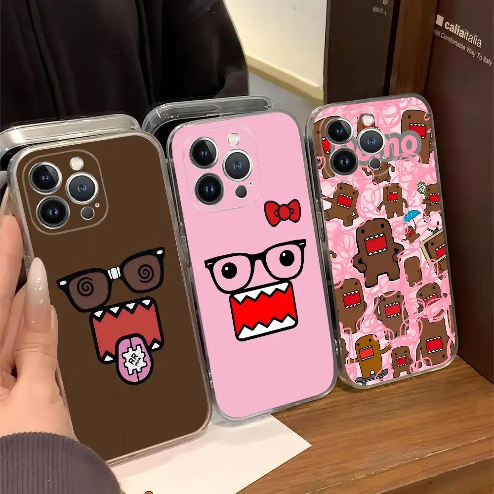 Niedliches Domo-Kun-Modedesign für iPhone 17 16 15 8 7 6 6S Plus X SE XR XS 14 11 12 13 Mini Pro Max Handyhülle