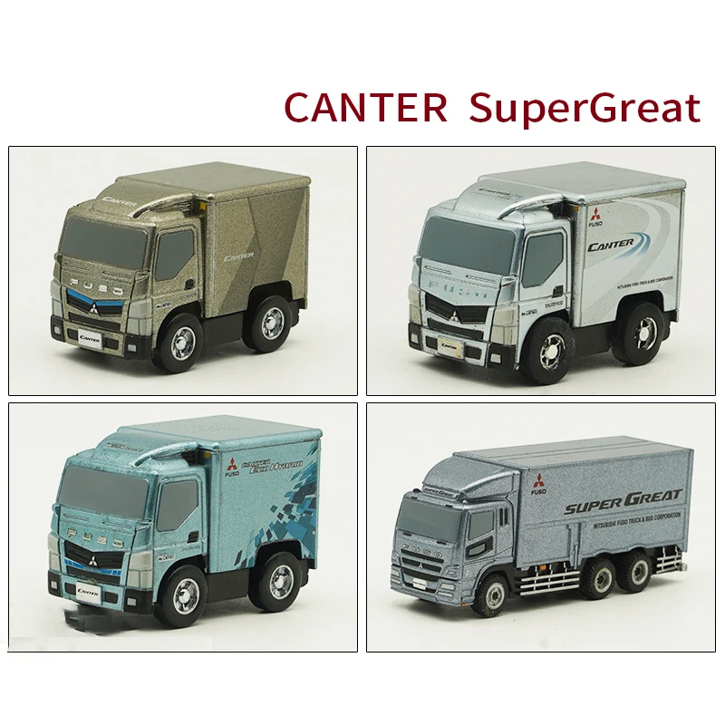 

6CM MINI Mitsubishi CANTER SuperGreat Alloy Car Diecasts & Toy Vehicles Car Model Miniature Scale Model Car Toys For Children
