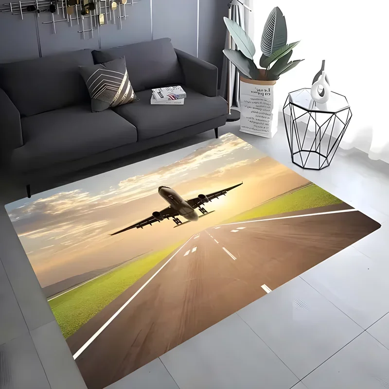 

3D printed fighter pattern carpet living room bedroom home decor carpet bathroom kitchen non-slip mat exquisite birthday present