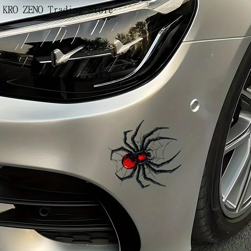

Funny Spider Motorcycle Stickers Waterproof DIY Motorbike Side Panels Fuel Tank Fairing Vinyl Decals Halloween Decoration✨