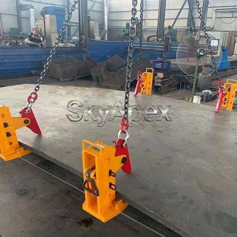 Horizontal Vertical Flip Drop Forged Steel Plate Clamp For Iron Plate Channel Steel Lifting And Overhead Crane Rigging Hardware