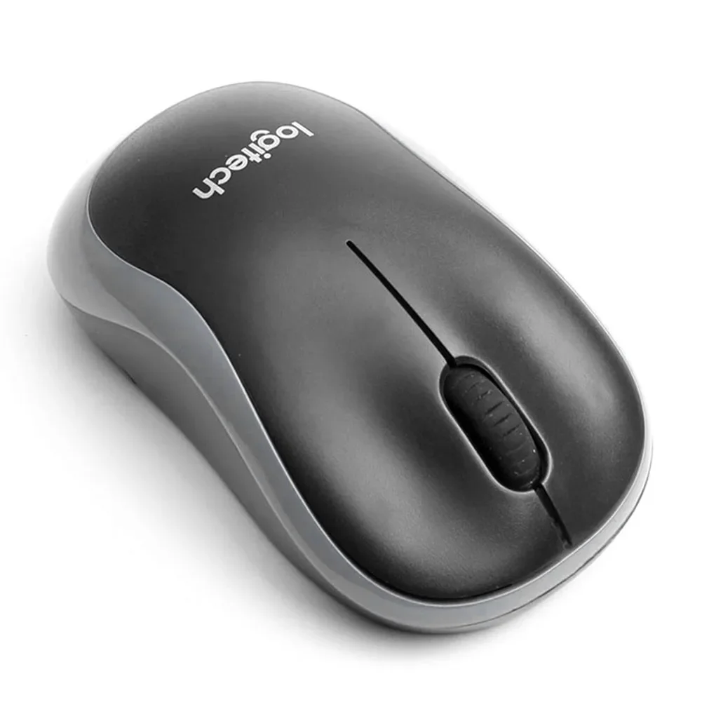 Ratón inalámbrico Logitech M185 2,4 GHz USB 1000DPI 3 botones ratón de navegación óptica para juegos para PC/portátil ratón Gamer enchufe Zigbee