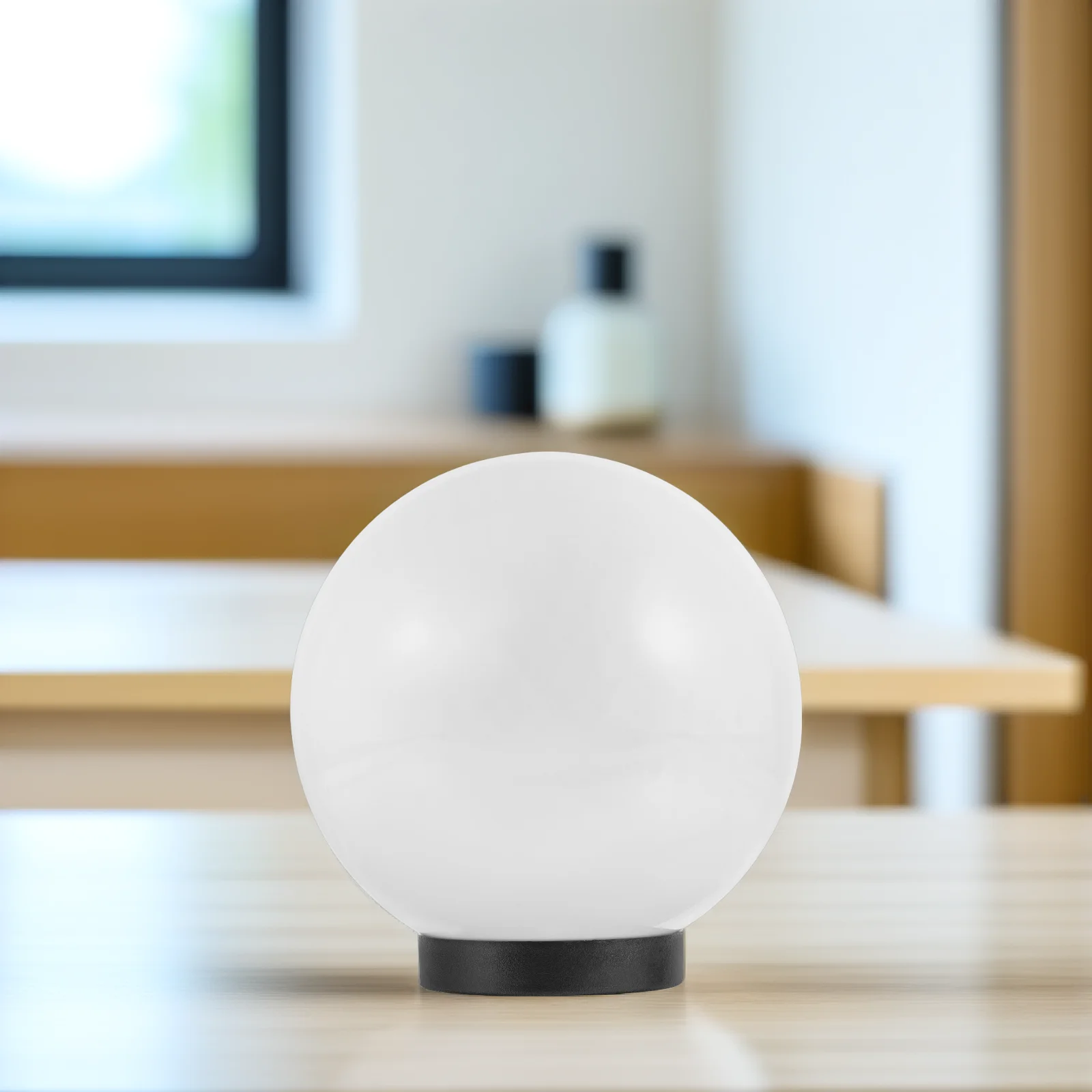 

Plastic Garden Light Shade 200x95mm Post Lamp Cover Weather Resistant Solar Lighting Accessories Ball Shape Outdoor