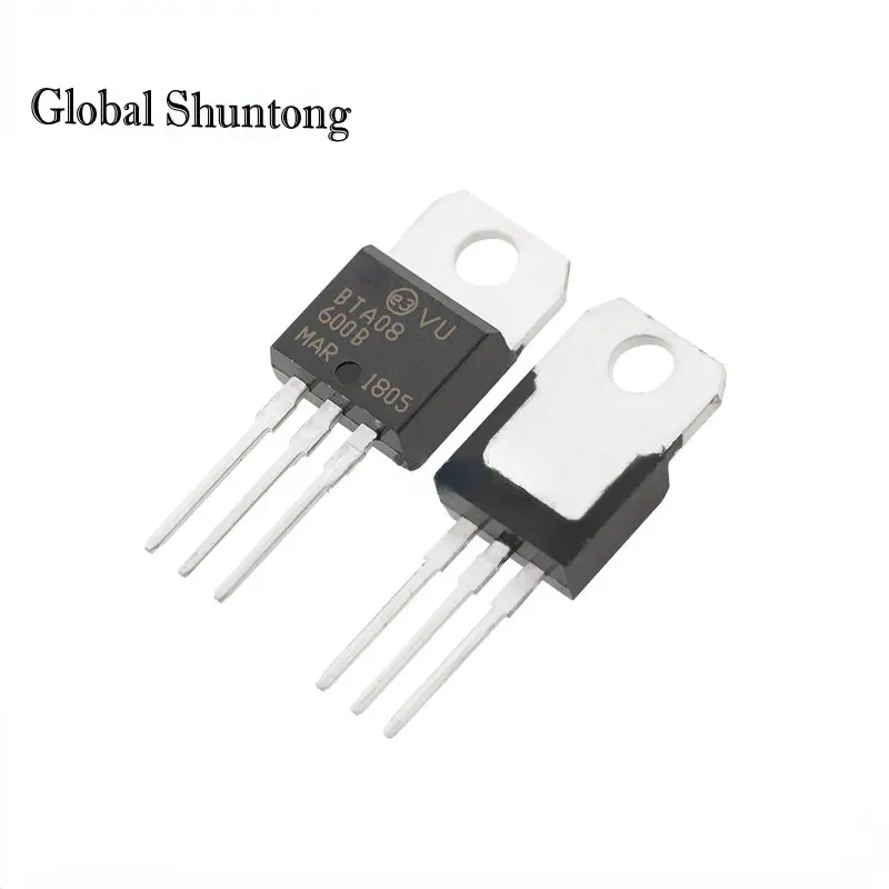 50pcs BTA08-600B TO-220 Bidirectional Thyristor Transistor