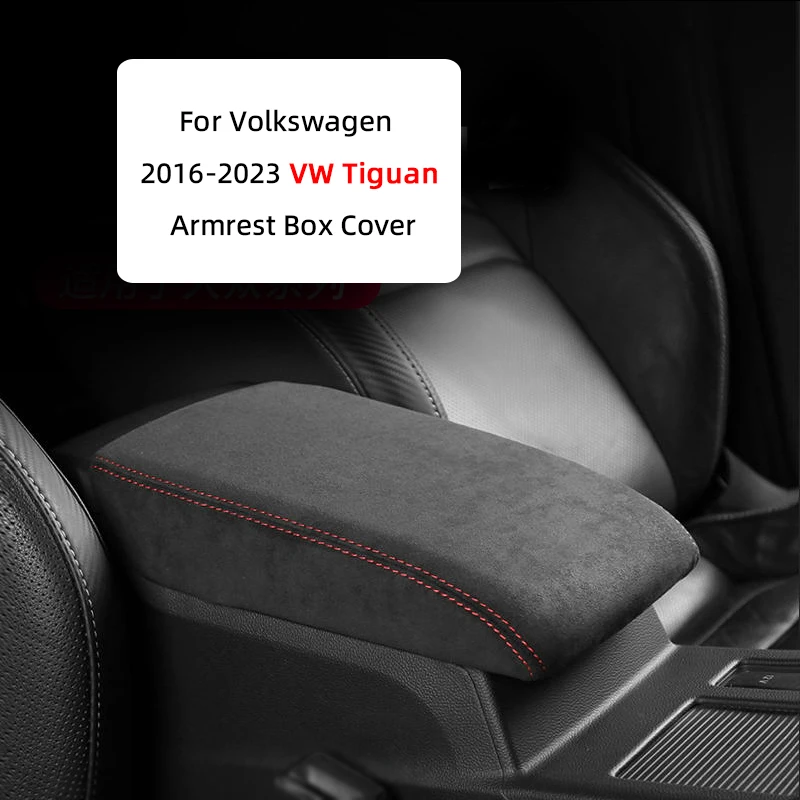 Armrest Box Cover For Volkswagen VW Tiguan MK2 2016 2017 2018 2019 2020 2021 2022 2023 Tiguan Protective Sleeve Accessories