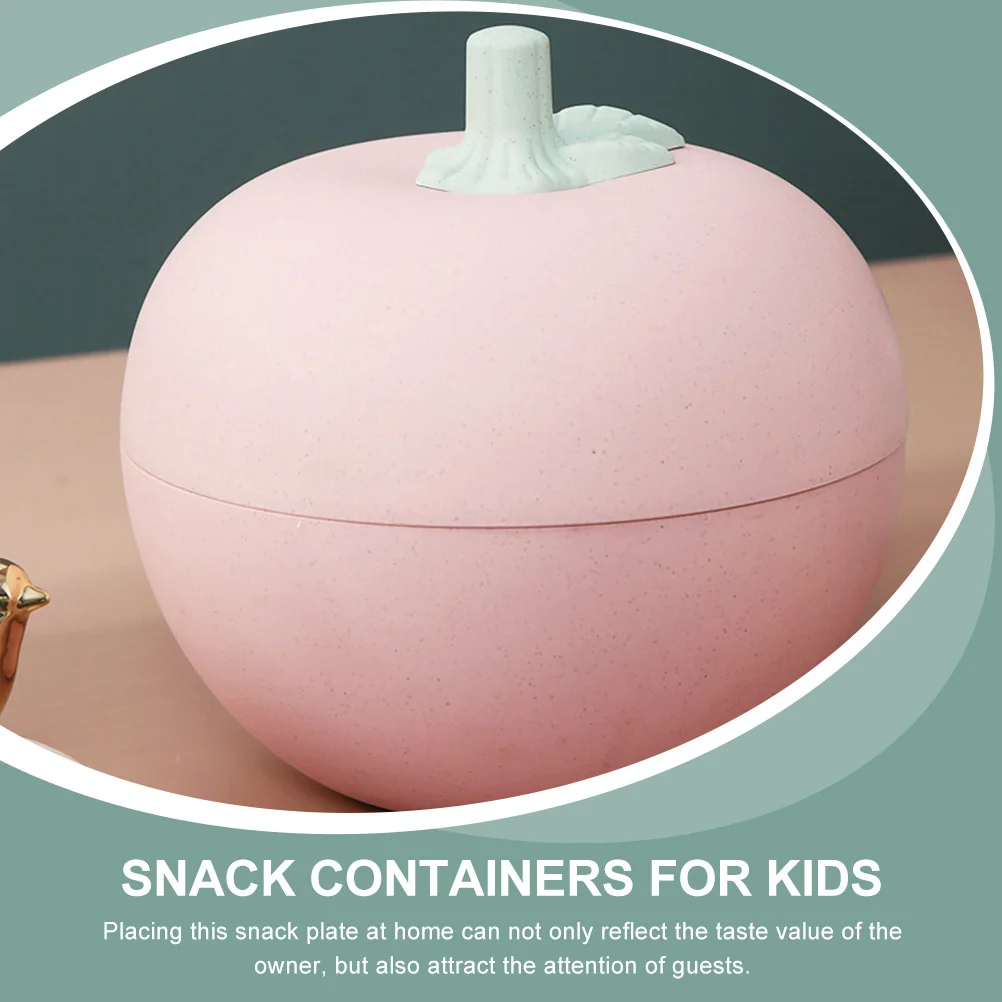 

Apple Shaped Snack Bowl Creative Design Food Storage Plate for Adults Party Wedding Gathering Camping Picnic Candy