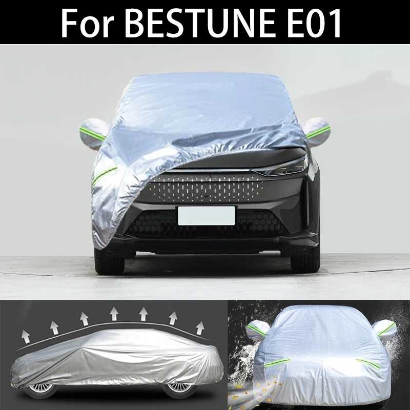 

For BESTUNE E01 Car Covers Dustproof Outdoor Indoor UV Snow Resistant Sun rain Protection waterproof hail cover for car