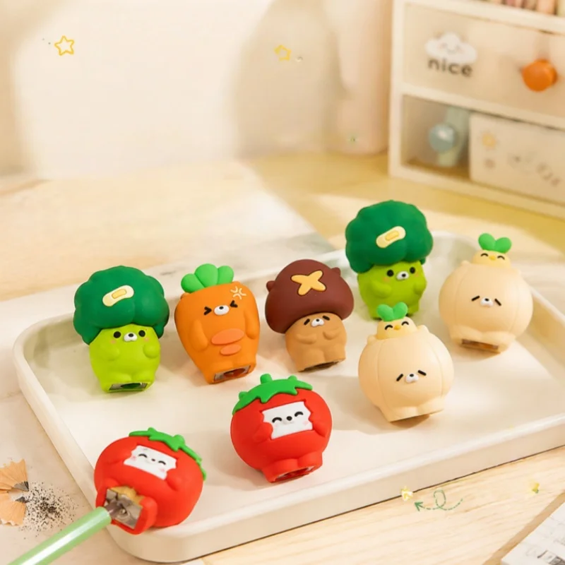 30-ピース-ロットクリエイティブ野菜鉛筆削りかわいいハンドメカニカルカッターナイフ文具ギフトスクールサプライ