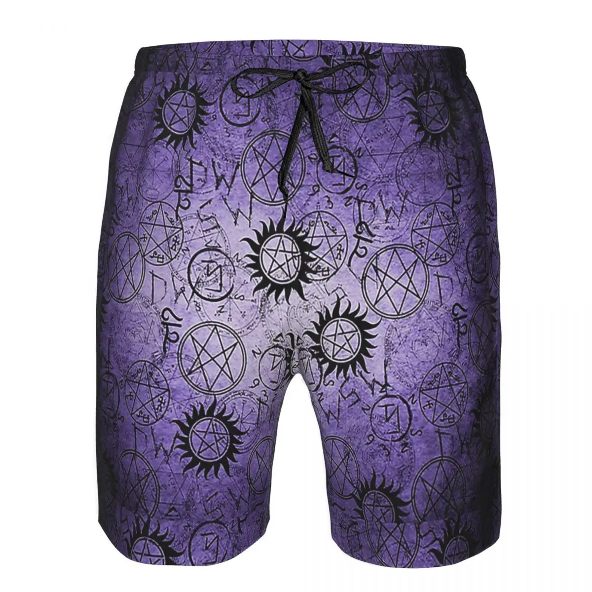Supernatural Purple Trunks Beach Board Shorts Casual Quick Dry Swim Summer Men Pants