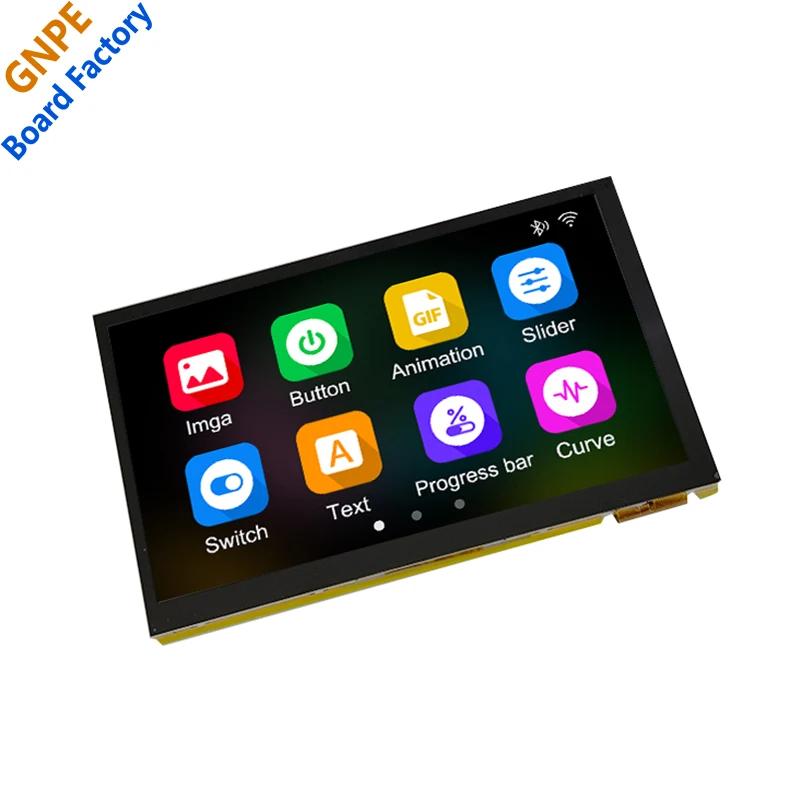 لوحة تطوير ESP32 P4 شاشة 7 بوصة شاشة لمس 7 بوصة على متن ESP32-C6/منفذ الكاميرا/منفذ مكبر الصوت