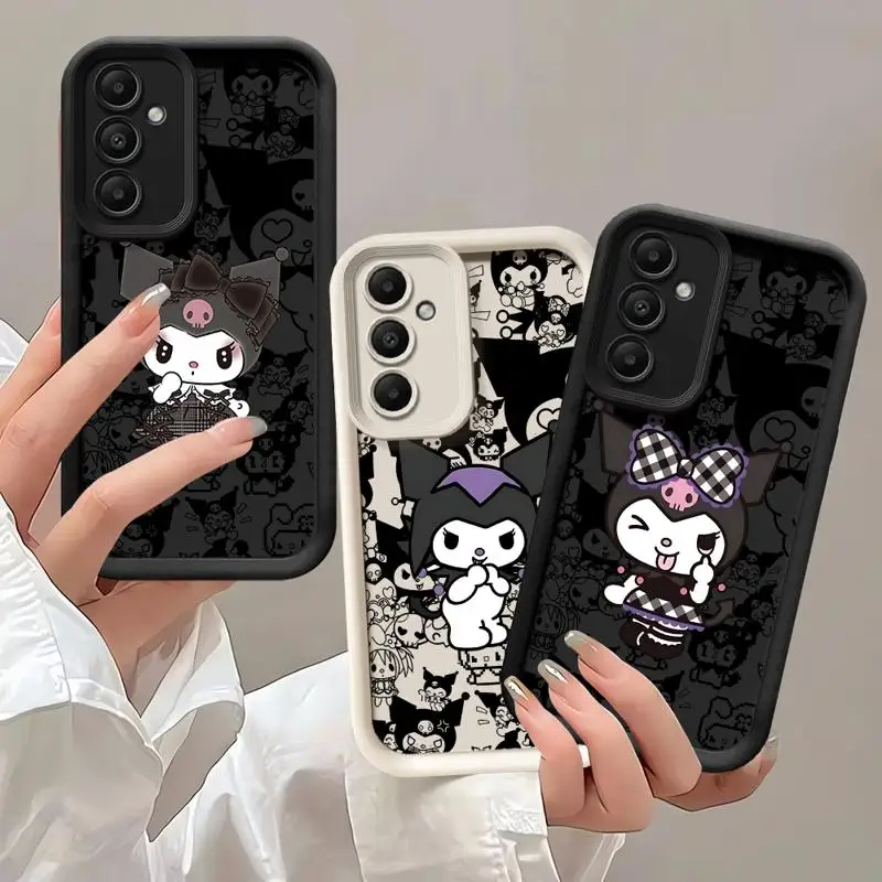 Phone case for Samsung Galaxy A55 A52 A33 cases A24 A15 A12 A23 A22 5G A54 A52s A53 A14 funda Cover Japan Super Cool Kurome Girl