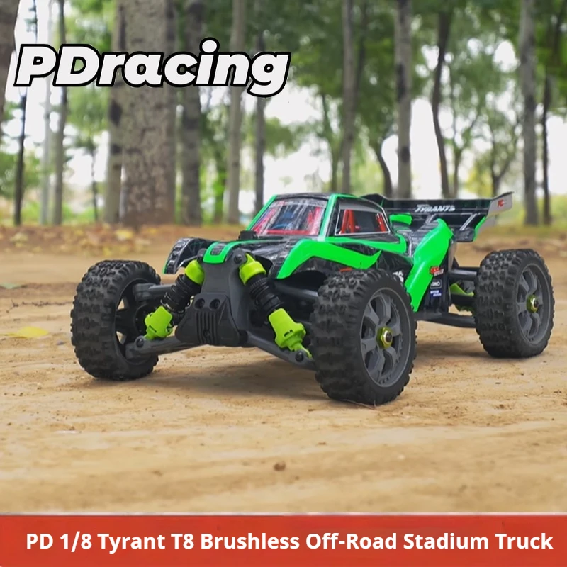 Pdracing Jyrants 1/8 Tyrant T8 Remote Control Electric Four-Wheel Drive Brushless Off-Road Vehicle Field Truck