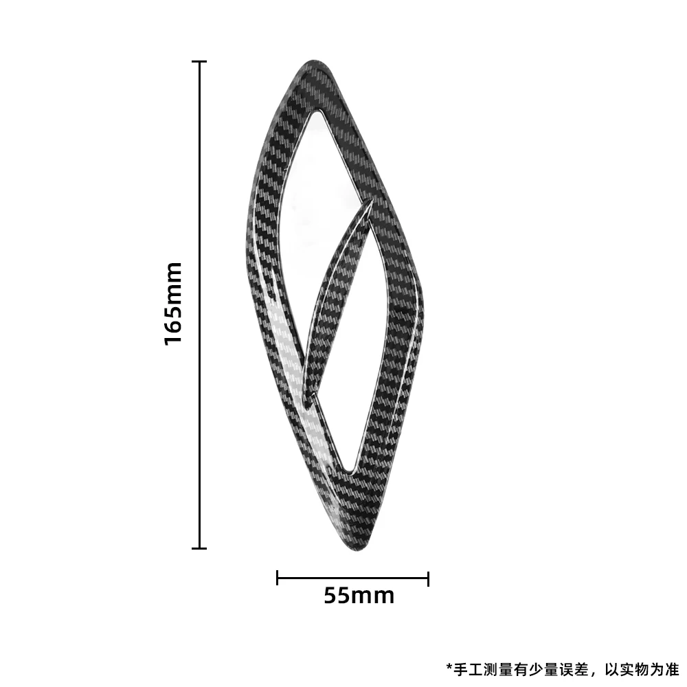 SWEER Motocyklowa nakładka na kierunkowskazy z nadrukiem hydrograficznym, przednia i tylna, modyfikacja, dekoracyjna osłona, pasuje do Honda giorno125