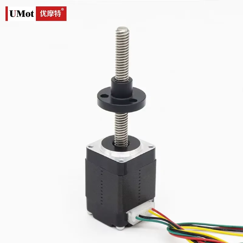 

UMOT Compact Micro 20 мм Nema8 ходовой винт привода 8mNm-18mNm 8-12N тяговый линейный шаговый двигатель винт для ЧПУ/автоматизации