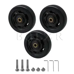 BQLZR 3 Pcs Luggage Suitcase Wheels Replacement Part 65mm Dia x 23mm Thickness