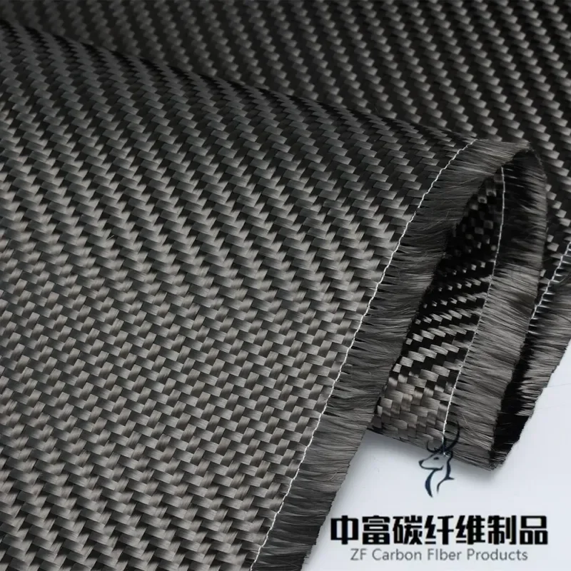 1m² T700 12K Carbon Fiber Fabric 400gsm/480gsm/600gsm Plain & Twill Weave For Car Interior Wrapping & Composite Reinforcement