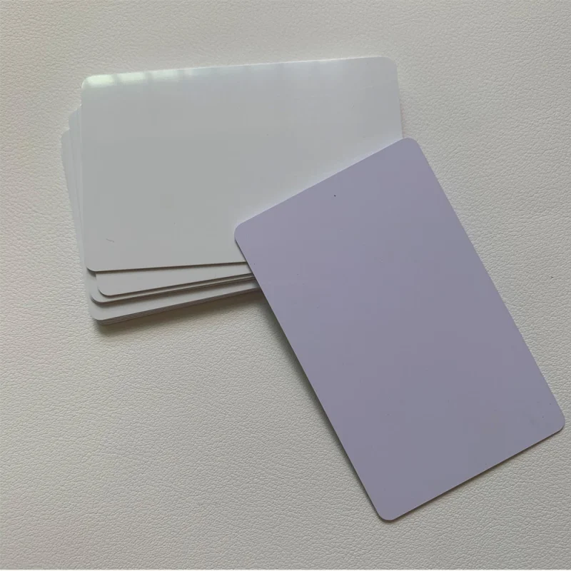 

100pcs a lot CR80 Free Sample Blank White F08 Rfid Card 13.56Mhz Printable Plastic PVC F08 IC Card for access control system