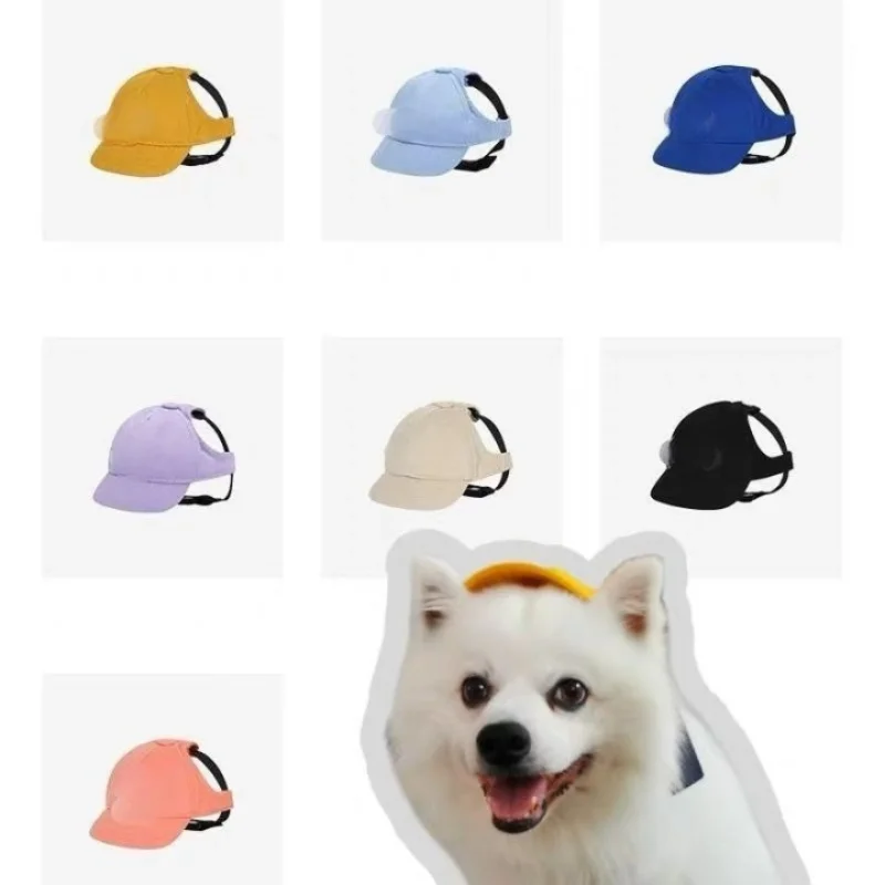 Dog accessories Dog Hat Baseball Cap Teddy/French Bulldog Corgi Helmet Golden Retriever Sun Protection Peaked Cap  Couple Hat