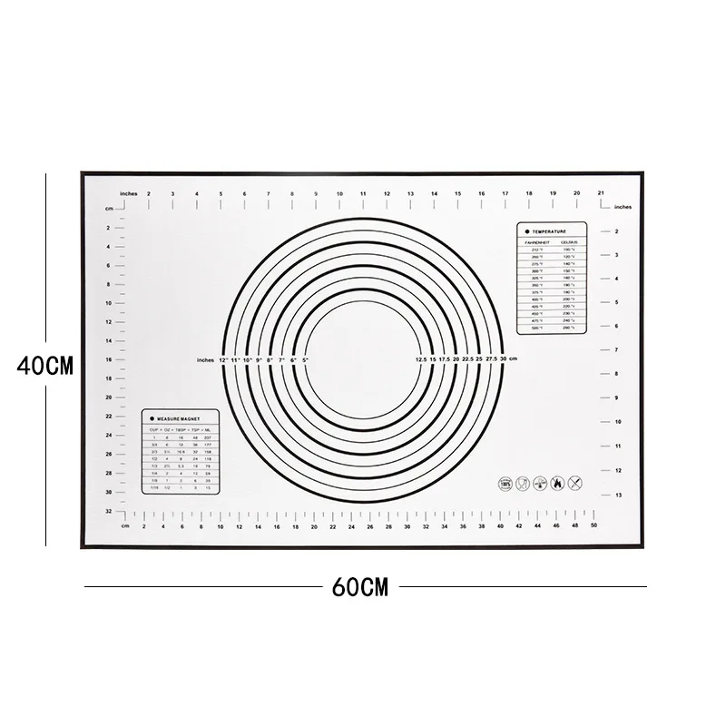 17Inch Rvs Verstelbare Deegroller Siliconen Bakmat Non-stick Fondant Deeg Deegroller Oven Liner Keuken gebruiksvoorwerp
