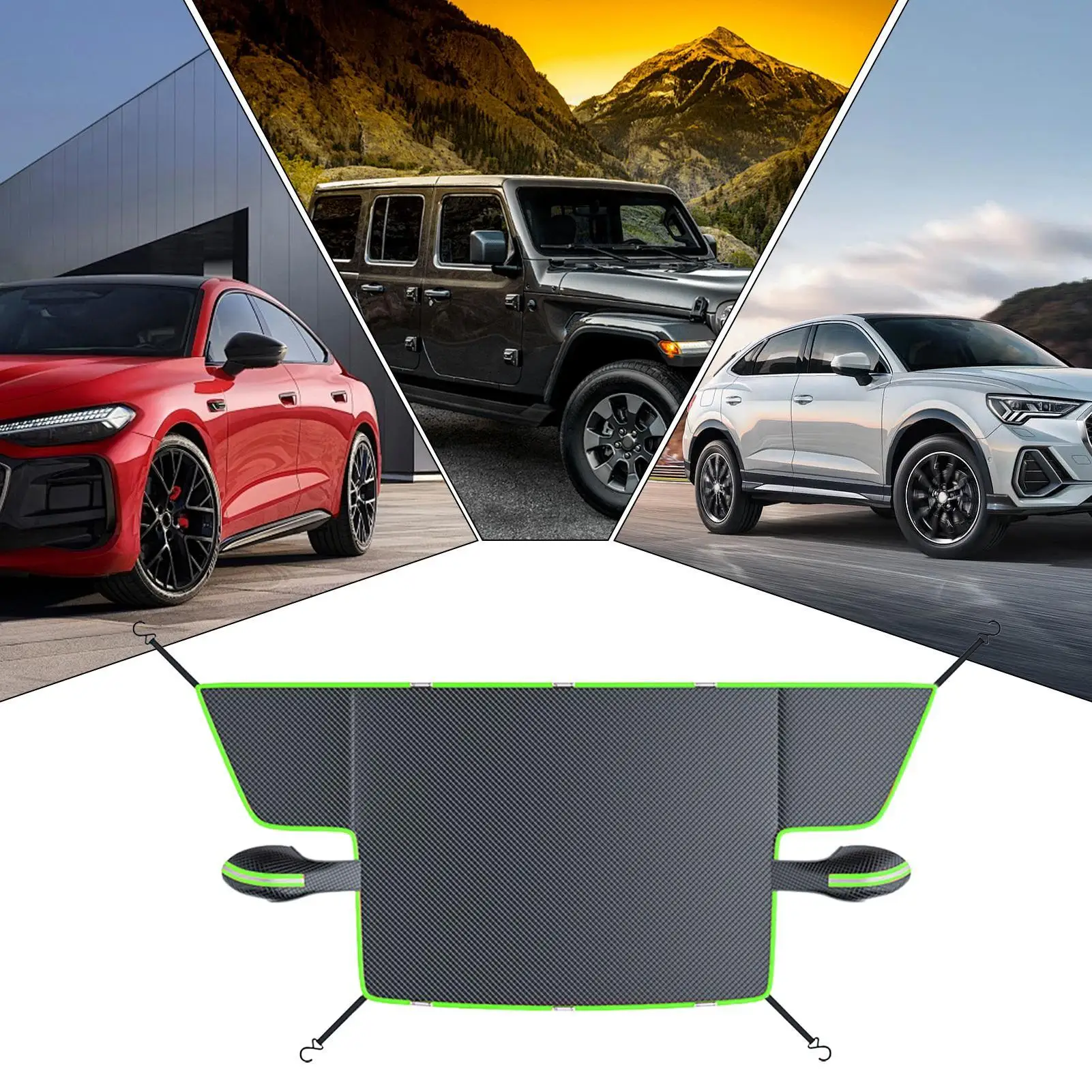 

Windshield Snow Cover All-Weather Waterproof Heavy Duty Auto Sunshade Snow Ice Windshield Cover For Car SUV Trucks Pickup