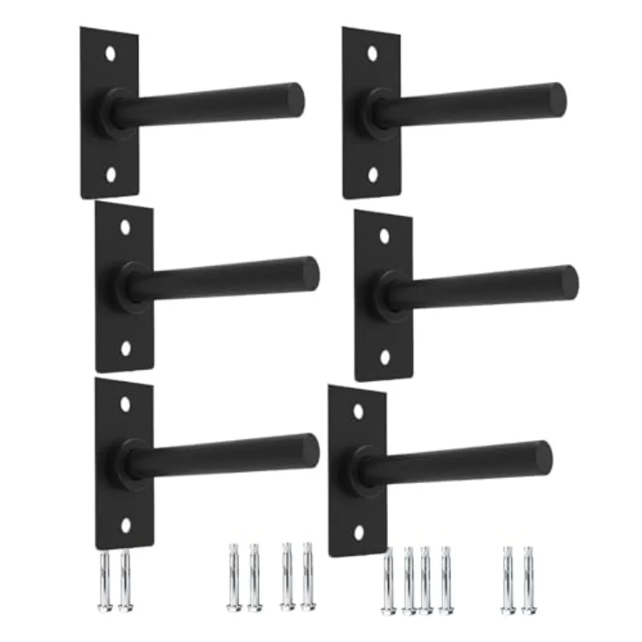 

Wall Mounted Weight Plate Holder Heavy Duty Steel Bumper Plate Storage Rack for Home Gym 300 LBS Max Capacity Weight Plate Rack