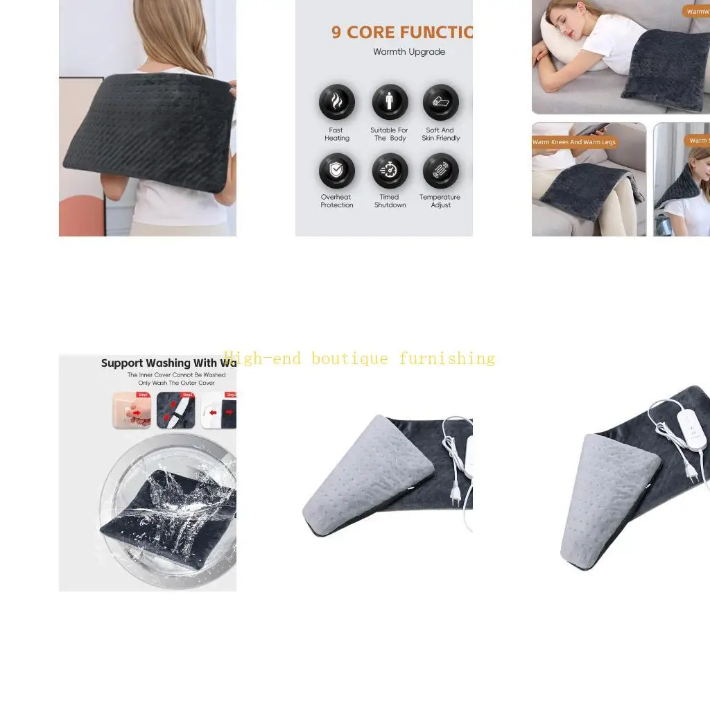 

L9NB 220 В электрическое одеяло с 4 режимами нагрева, безопасное отключение при перегреве, для холодной погоды, для взрослых,