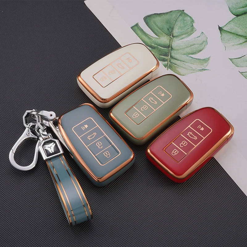 สำหรับ Lexus NX เป็น RX ES GX LX LS UX NX GS 200 260 300 350 NX200 NX300 RX350 ES300 TPU รถ Remote Key กรณีเชลล์ Fob พวงกุญแจ