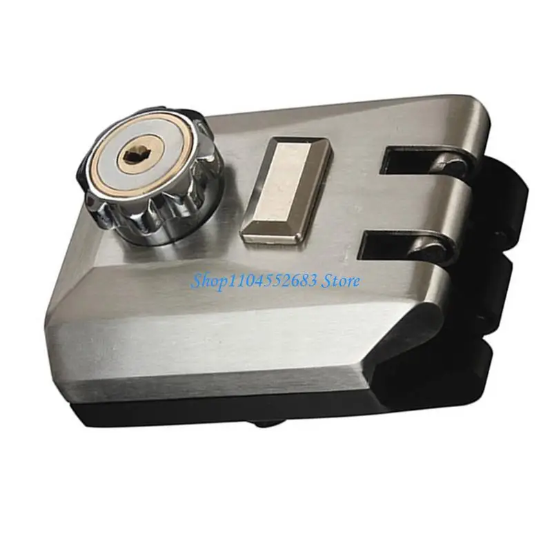 

Y6GD AntiTheft Door Lock with Key Heavy Duty Safety Door Lock Single Cylinder Locking Exterior Door Lock Easy to Install