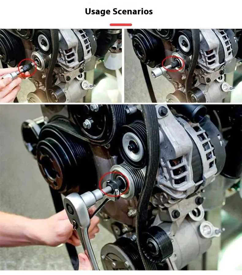 

Car Generator One-Way Pulley Disassembly Tool Generator Pulley 33 Teeth for Volkswagen Audi Mercedes BMW Volvo 3400