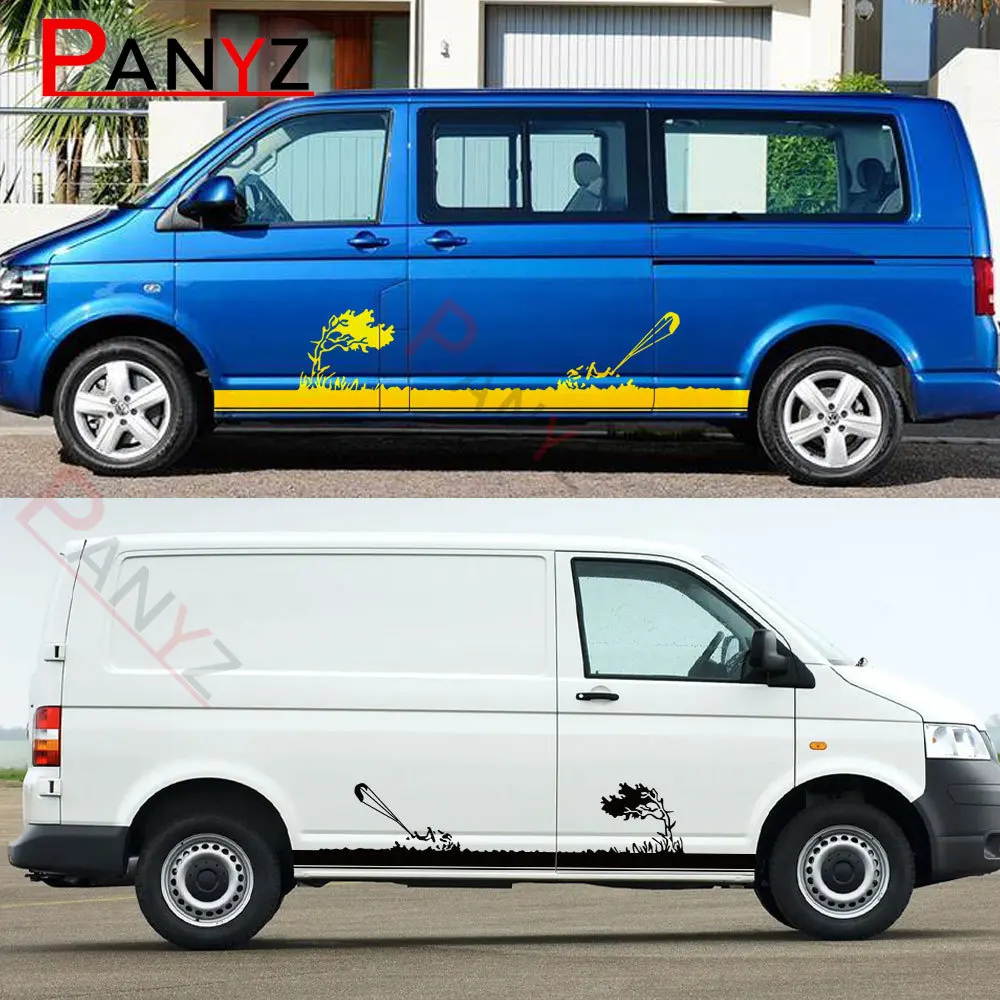 

Автомобильные наклейки для Volkswagen VW Caravelle Multivan California Transporter Bus T3 T4 T5 T6, аксессуары для кемпера, фургона, виниловые наклейки