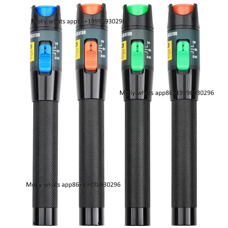 Fiber Optic Cable Tester Tool Red Light Source 5-30mW/50MW Visual Fault Locator Cable Fault Finder VFL 5/10/20/30km VFL 50KM