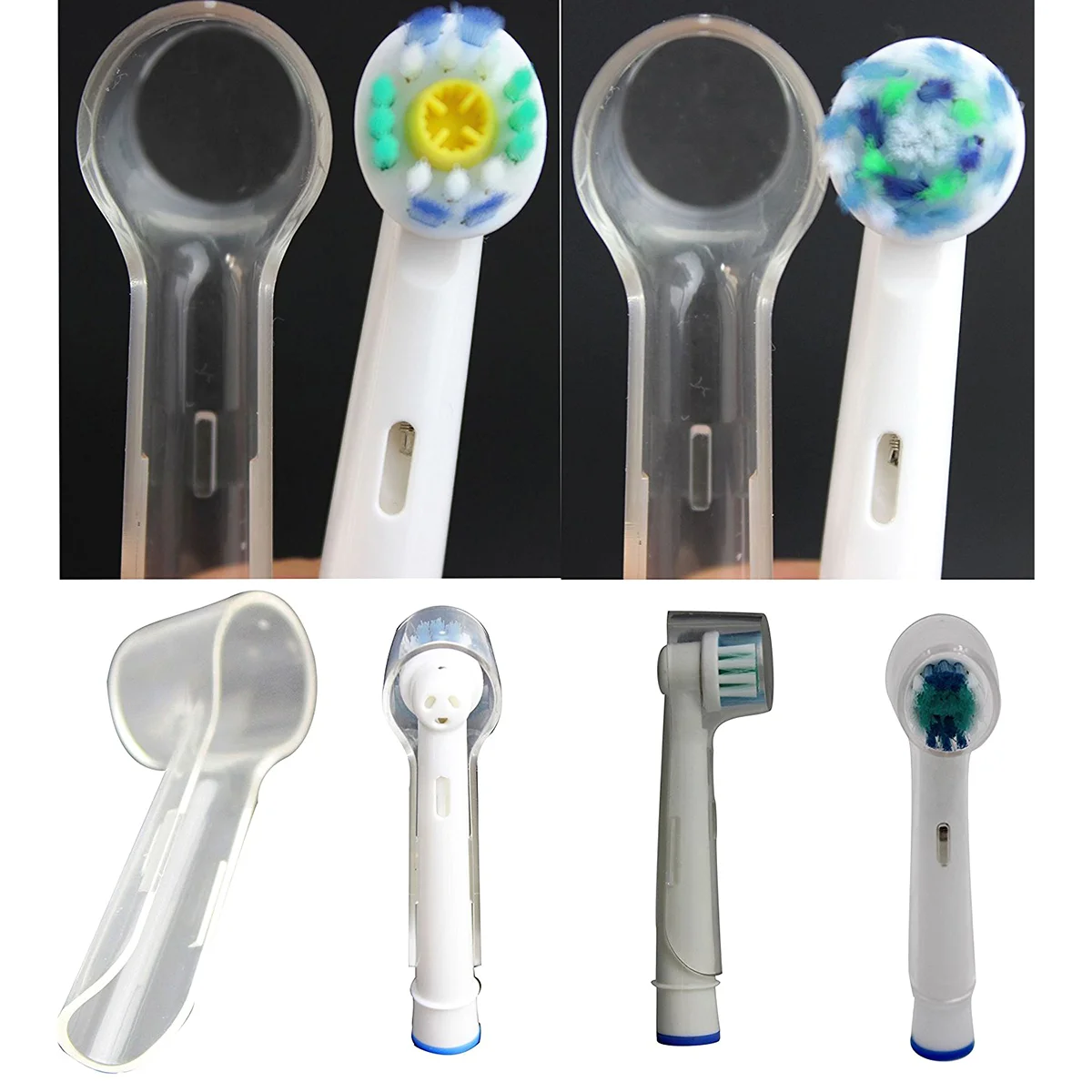 6 Pcs Electric Tooth Brush Toothbrush Case Protective Protection Cover for Child