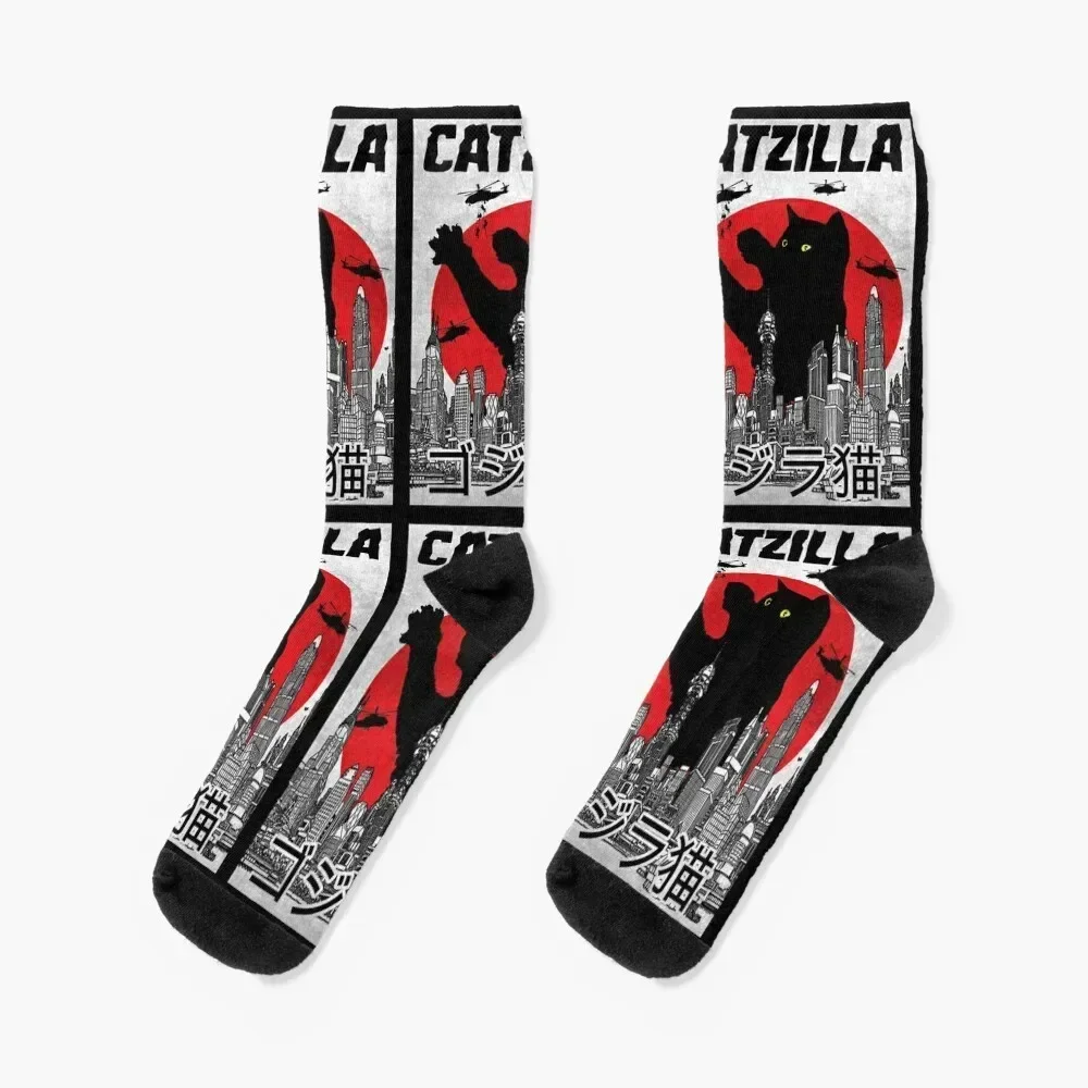 

Catzilla Socks shoes gifts winter thermal ankle Socks Ladies Men's