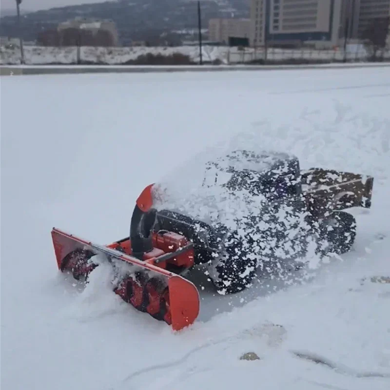 1:10 Snow Removal Machine Snow Blower Snow Bucket for 1/8 RC Crawler Car AXIAL SCX10 90046 RC4WD D90 TRX4 Defender Upgrade Part