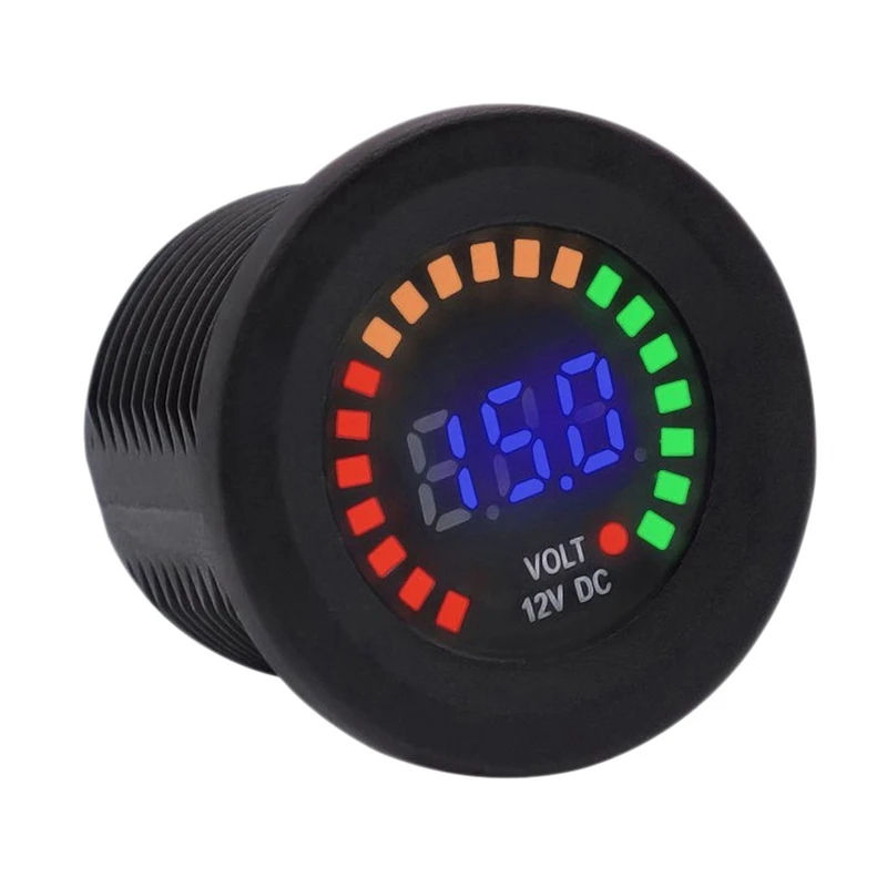 

Digital Voltmeter LED Digital Panel Battery Monitor Electric Motorbike Kit Car Audio Battery For Car Motorcycle Truck