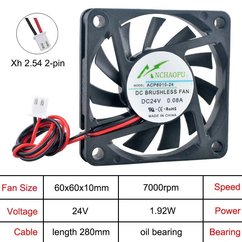 Variant: DC24V oil bearing