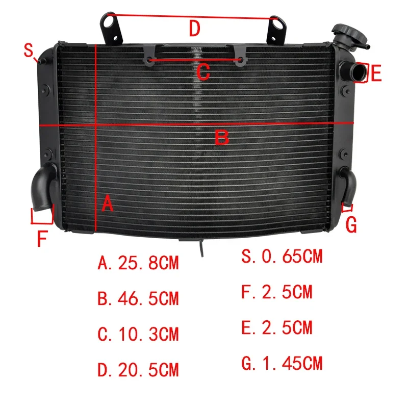 Aluminium Replacement Cooling Radiator For Yamaha YZF R1 2004-2006