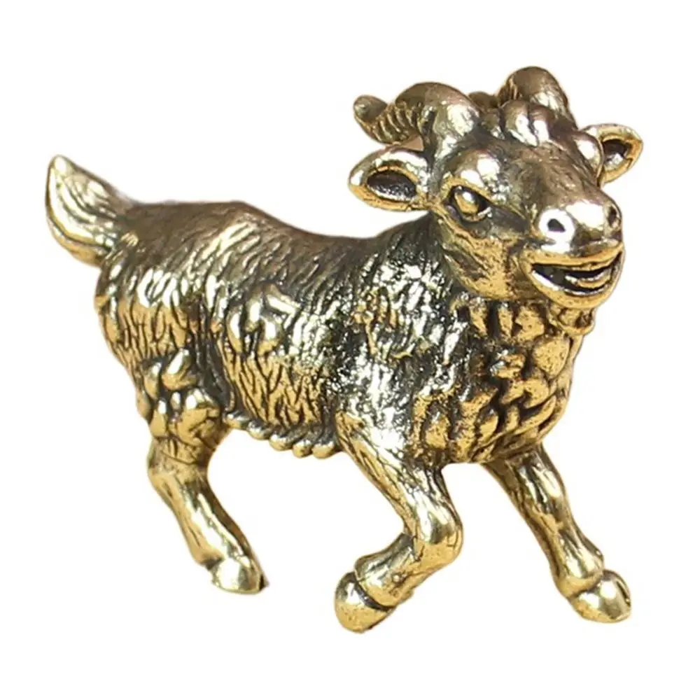 High Quality Pure Copper Car Ornaments Home Office Decoration Bull Ornament Sculpture Copper Statue Copper Miniatures Figurines