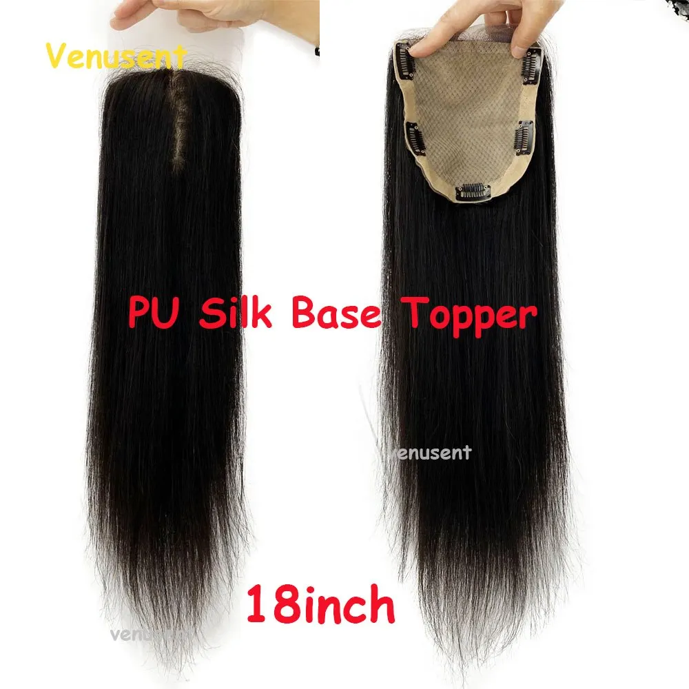 PU Seide Basis Topper Mit Spitze Brasilianische Remy Menschenhaar Spitze Schließung Toupet Clips In 4x5inch Kopfhaut top Verschluss Mit Baby Haar